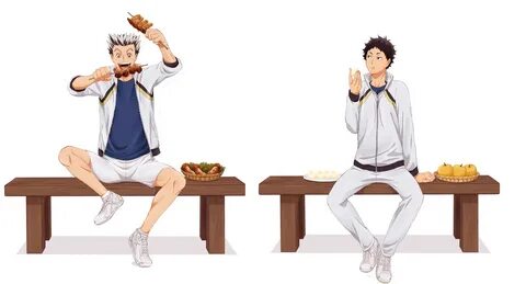 haikyuu hq official art bokuaka bokuto akaashi Bokuaka, Haik