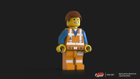ArtStation - Emmet from THE LEGO MOVIE fan art