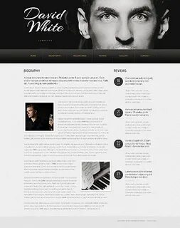 Website Template #40592 - Personal pages - Most Popular - Te