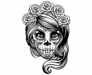 Day of the dead SVG, Sugar skull girl SVG,Sugar skull,Day of