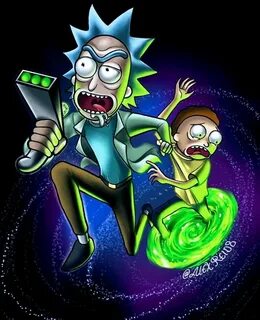 NocturnalAbstract.com Rick and morty poster, Rick and morty 