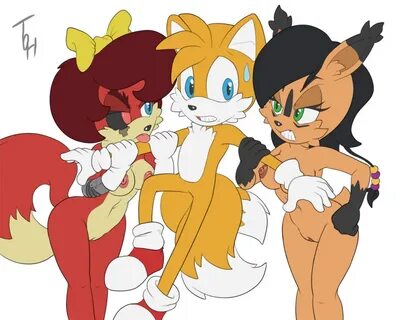 Xbooru - archie comics fiona fox miles "tails" prower nicole