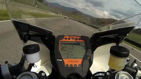 TOP Speed 301 km/h @Mugello with KTM RC 8 R - YouTube