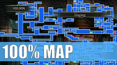 Bloodstained 100% Map ganze Karte aufgedeckt - Ritual of the