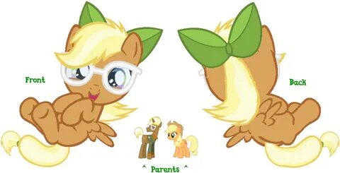 Applebloom R34 - Trenderhoof And Applejack - (1024x519) Png 