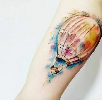 48 Incredible Hot Air Balloon Tattoo Designs - TattooBlend H