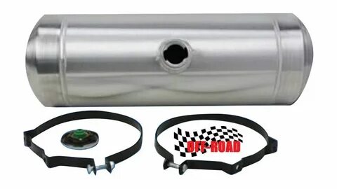 8x26 End Fill Spun Aluminum Gas Tank with Top 3/8 NPT Bung f