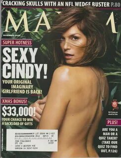 MAXIM Magazine #96 DECEMBER 2005-A - CINDY CRAWFORD LAYLA KA