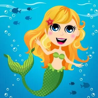 Pics Of Cartoon Mermaids / Cartoon character of cute mermaid