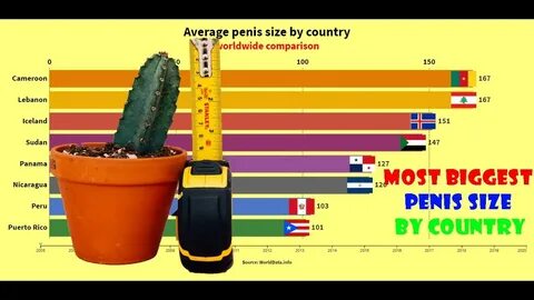 Most Penis Size By Country 2005 - 2020 - YouTube