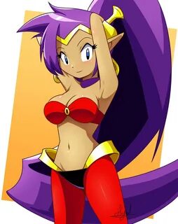 arms raised.... Shantae Know Your Meme