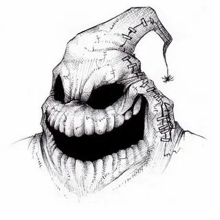 Oogie Boogie Nightmare before christmas drawings, Nightmare 