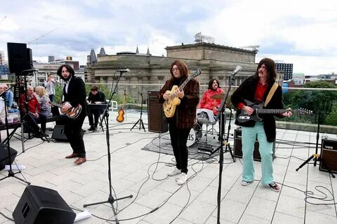 Them Beatles ''Rooftop'' Show, Liverpool Central Library Bea