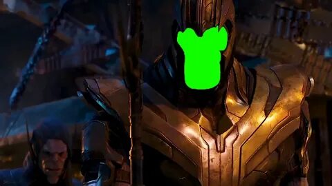 Thanos face green screen - YouTube