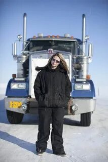 Ice Road Truckers Ice road truckers lisa, Lisa kelly, Trucks