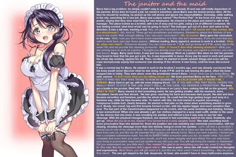 TG Caption - The janitor and the maid by TGComps on DeviantA