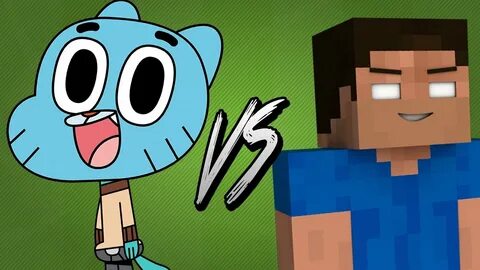Herobrine VS Gumball - Animation corto (Español) Cartoon Net