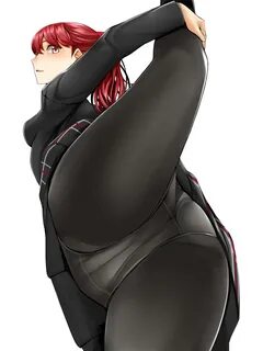 Safebooru - breasts from behind from side hair ribbon highre