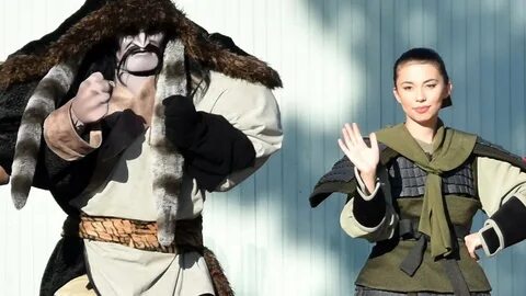 Shan Yu and Ping (Mulan) Appear in Guest Star Day Procession