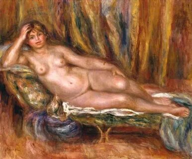 Femme nue sur un canape (Nude on a Couch) Painting Pierre Au