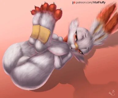 Naughty Scorbunny (censored version) - Weasyl