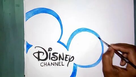 How to draw the Disney channel logo - YouTube