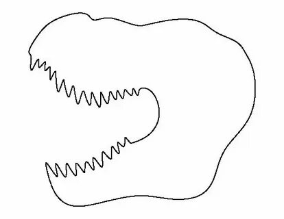 Printable T-Rex Head Template Dinosaur template, Dinosaur ou