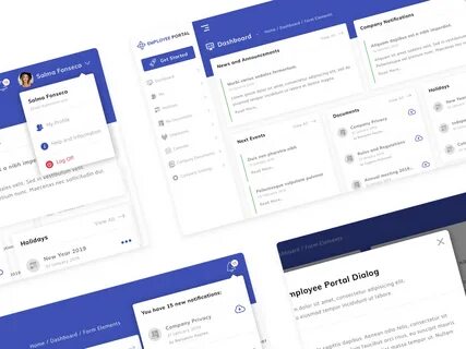 Employee Portal by Pradip Shrestha on Dribbble