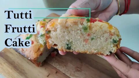 How To Make Eggless Tutti Frutti Cake eggless Cake Recipe Ch