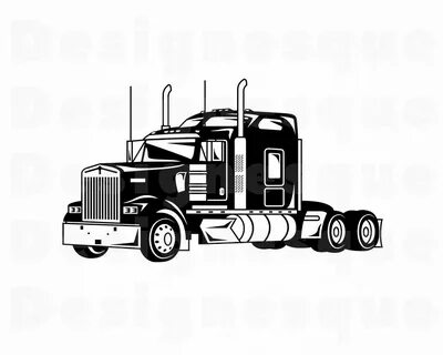 Truck 5 SVG Truck SVG Trucking Svg 18 Wheeler Truck Etsy