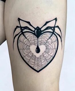 Pin on spider tattoo