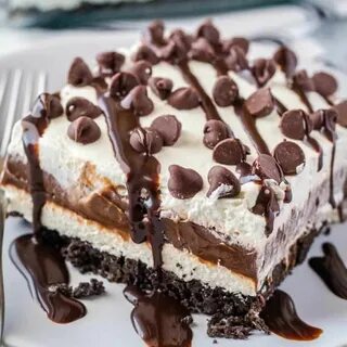 No Bake Chocolate Lasagna in 2019 Chocolate lasagna, No bake