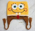 Sünger Bob Şapka Yapılışı - Mimuu.com Crochet character hats