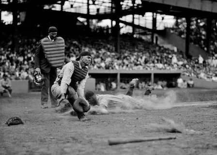 Gehrig Safe at Home Photograph by Benjamin Yeager Fine Art A