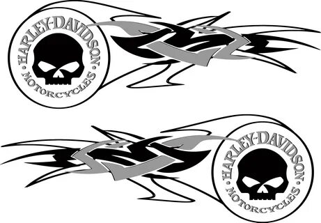 Harley Davidson Decals, Stencil Vinyl, Stencils, Tank - Mdsh
