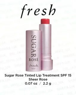 Помада - бальзам fresh sugar rose tinted lip treatment sheer