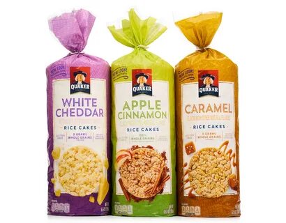 Quaker Rice Cakes 6 Ct. - Variety Pack Boxed