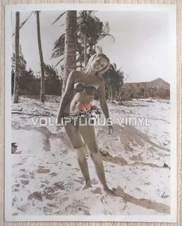 Barbara Bouchet - 1960's Full Body Bikini Island Photo - Vol
