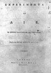 File:Title page from Cavendish, Experiments on Air, 1785. We