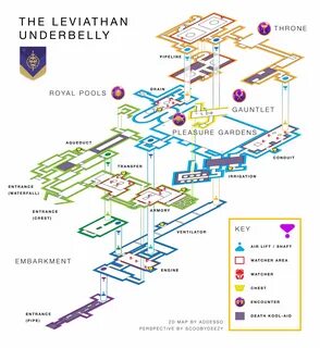 The Leviathan Underbelly Map, Perspective maps