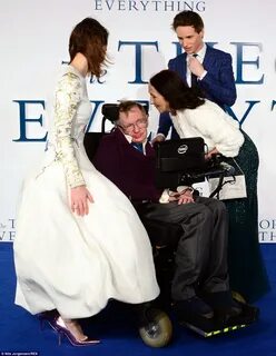 Stephen Hawking with first wife Jane at The Theory Of Everyt