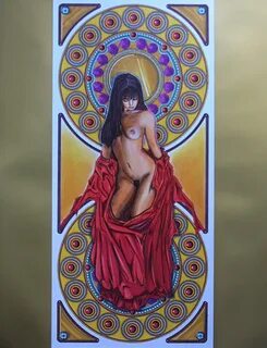 Zodiac - Art Nouveau nude illumination on Behance