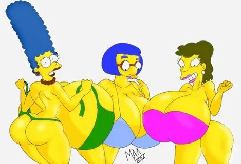 helen lovejoy+luann van houten+marge simpson Big Ass Hentai