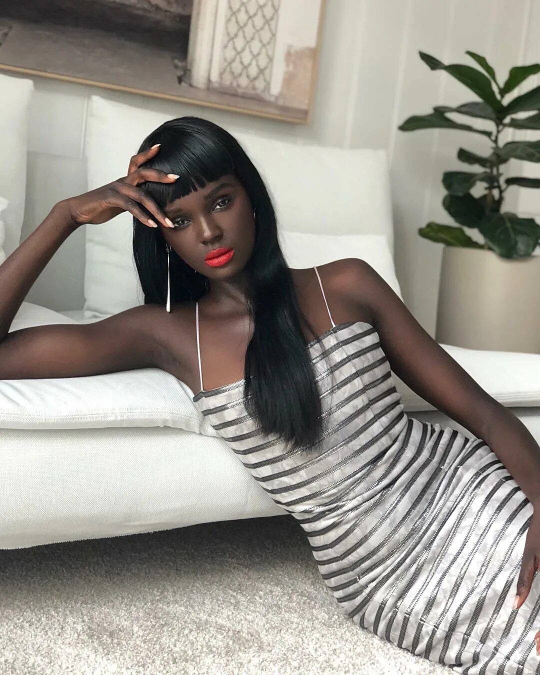 Duckie Thot on Instagram: "Merry Christmas everyone! 💋 ❤" .