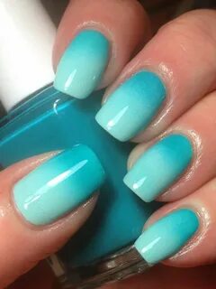 Pin by Вика Халина on Nails Turquoise nails, Mint green nail