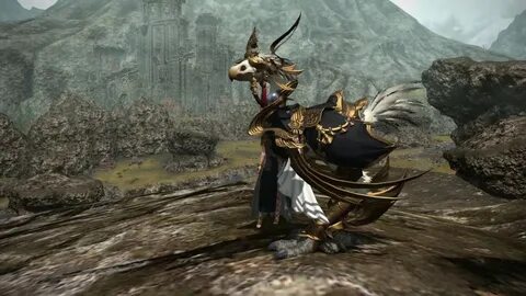 Final Fantasy XIV Sophic Barding - Wearing Eastern Lady's To