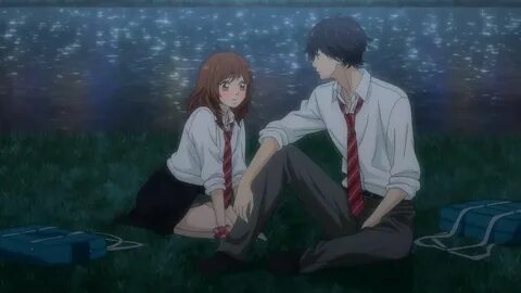 Futaba x Kou Ao haru ride, Romantic anime, Anime romance