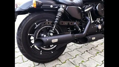 Harley-Davidson Iron 883 scarichi By kern ROCK exhaust sound