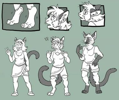 Catgirl to Anthro Cat TF by Silverclaw1 by ehh123 -- Fur Aff
