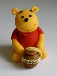 Pooh inspired Fondant Cake Topper Set of 4 Characters. $75.0